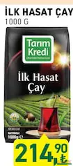 TARIM KREDİ İLK HASAT ÇAY 1000 G indirimli fiyat TARIM KREDİ İLK HASAT ÇAY 1000 G fiyat ve kampanya bilgisi